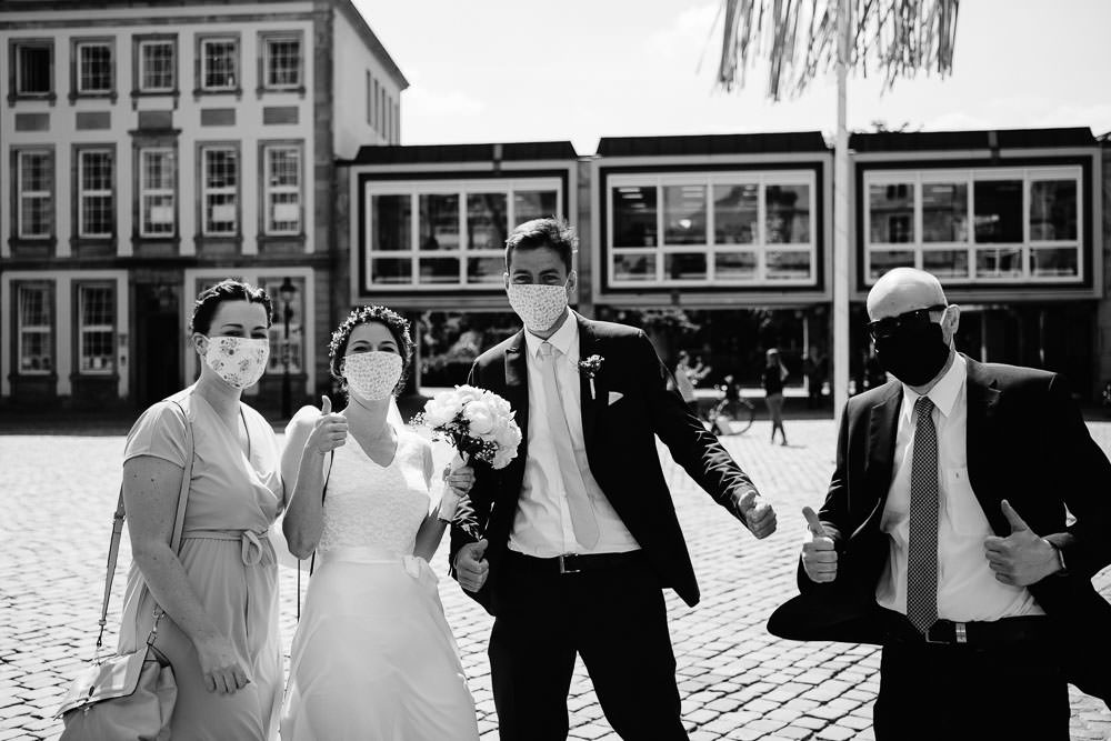 Standesamtliche Hochzeit in der Stadtwaage Osnabrück (trotz Corona)