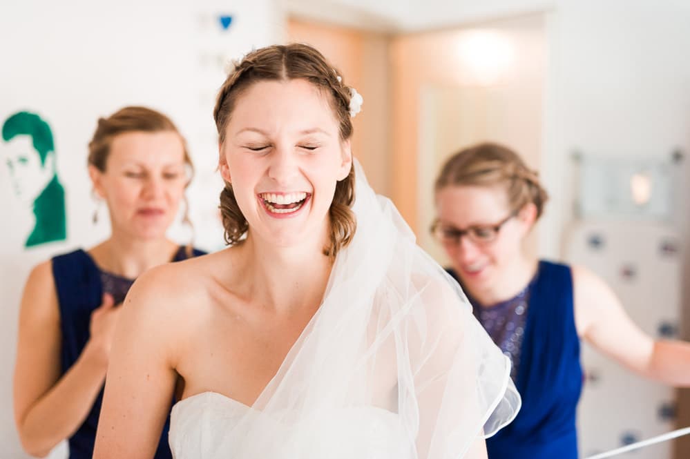 Hochzeitsreportage Rheine - Braut beim Getting Ready